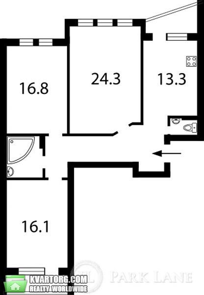 Sell 3-room apartment. Киев,  Драгоманова — photo 10