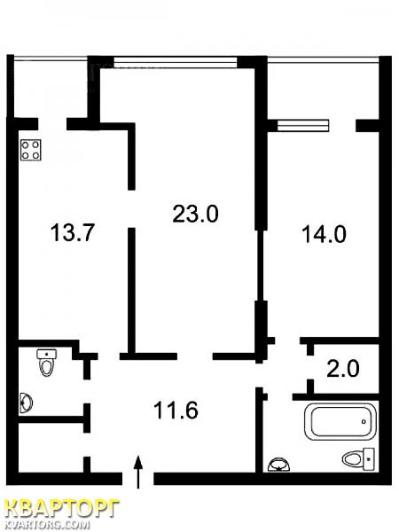 Sell 2-room apartment. Киев,  Ямская — photo 1