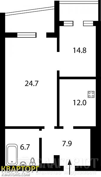 Sell 2-room apartment. Киев, Щорса — photo 2