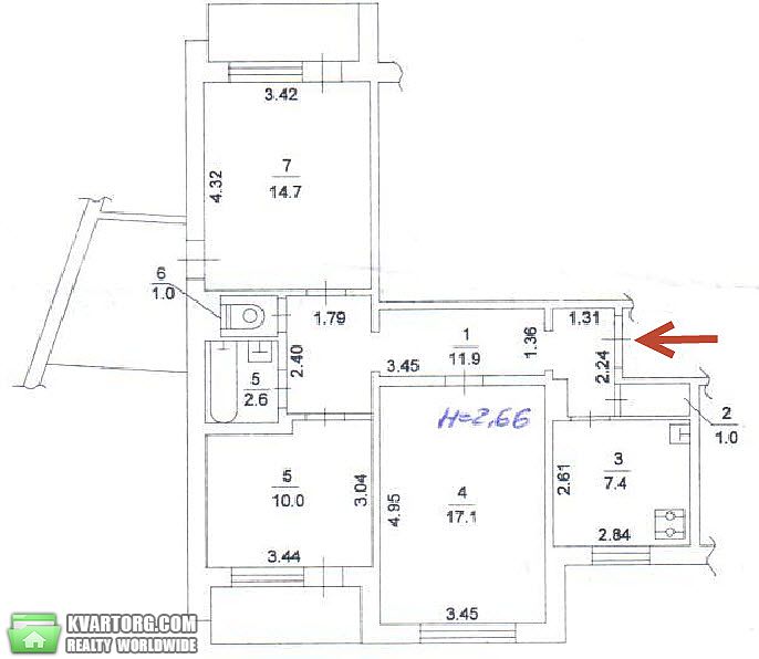 Sell 3-room apartment. Киев, Милославская — photo 2