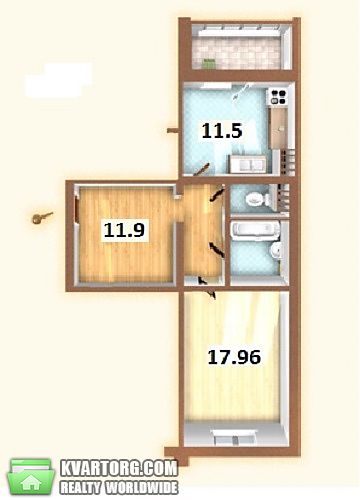 Sell 1-room apartment. Киев, Закревского — photo 10