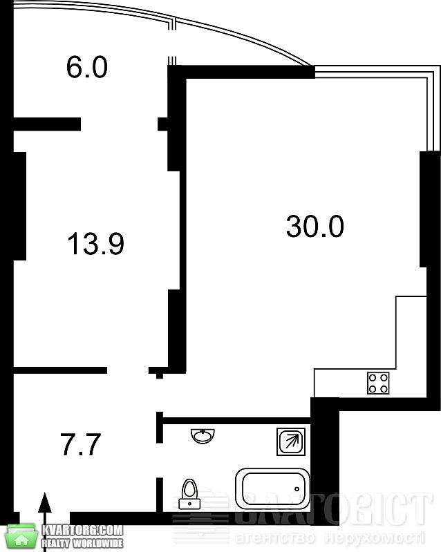 Sell 1-room apartment. Киев,  Краснозвездный пр — photo 4