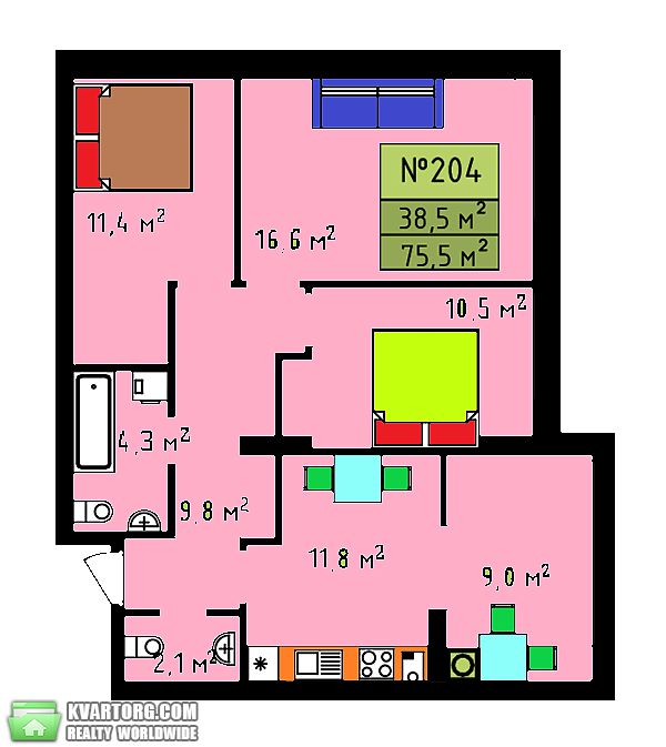 Sell 3-room apartment. Киевская обл., Строительная ул. — photo 2