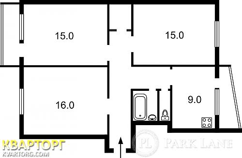Sell 3-room apartment. Киев,  40-летия Октября просп — photo 2