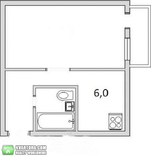 Sell 1-room apartment. Киев, Новодарницкая — photo 3