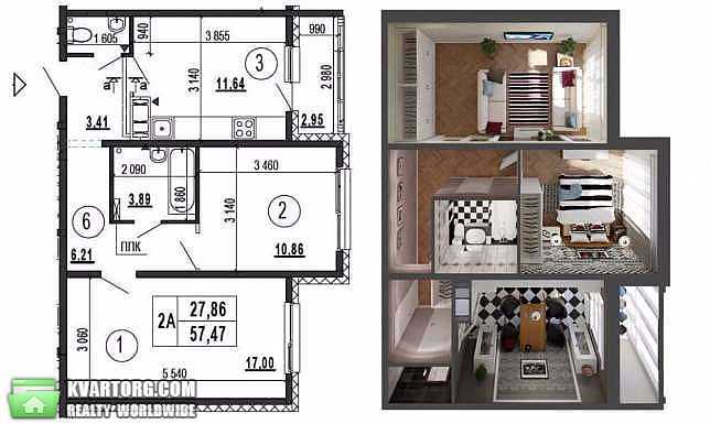 Sell 2-room apartment. Киев,  Гмыри — photo 2