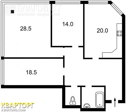 Sell 3-room apartment. Киев,  Гетьмана — photo 1