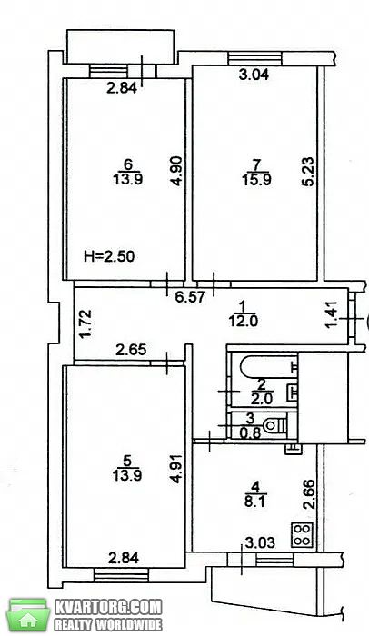 Sell 3-room apartment. Киев,  Героев Сталинграда пр — photo 7