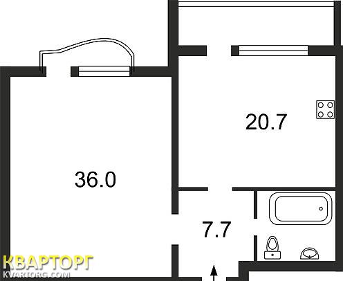 Sell 1-room apartment. Киев,  Мельникова — photo 2