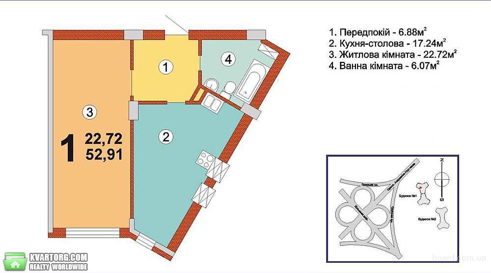 Sell 1-room apartment. Киев,  Глушкова пр — photo 4