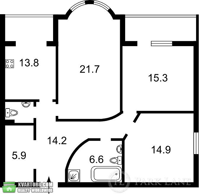 Sell 3-room apartment. Киев,  Григоренко пр — photo 5