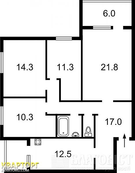 Sell 4-room apartment. Киев,  Дарницкий бул — photo 2