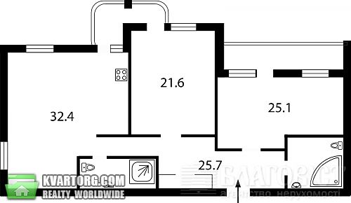 Sell 3-room apartment. Киев, Чаадаева — photo 8