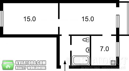 Sell 2-room apartment. Киев, Волгоградская — photo 2