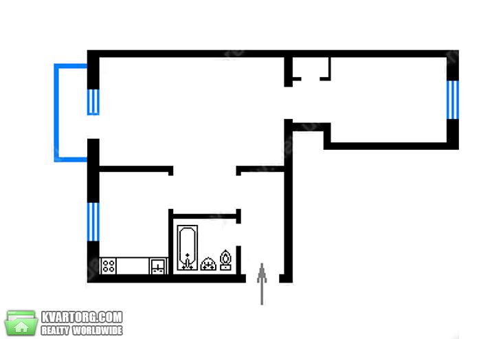 Sell 2-room apartment. Киев,  Верховного Совета бул — photo 2