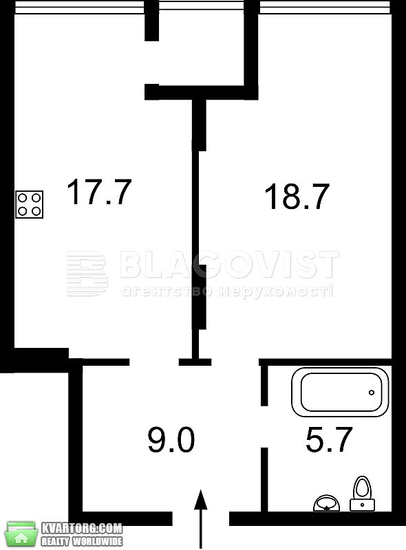 Sell 1-room apartment. Киев,  Конева — photo 4
