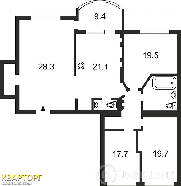 Sell 4-room apartment. Киев,  Героев Сталинграда пр — photo 2