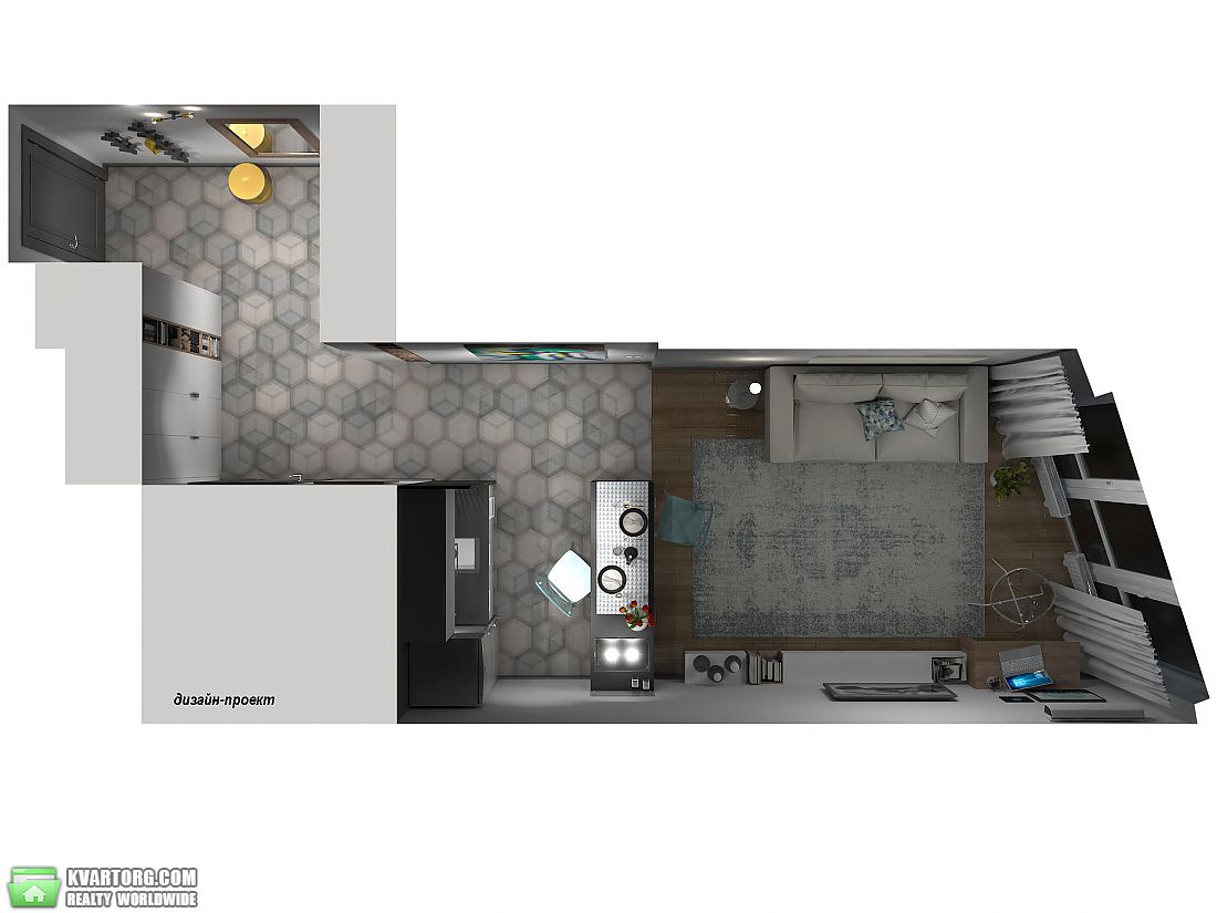 Sell 1-room apartment. Киев,  Воссоединения пр — photo 6