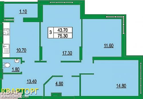 Sell 3-room apartment. Киев, Вильямса Академика — photo 2