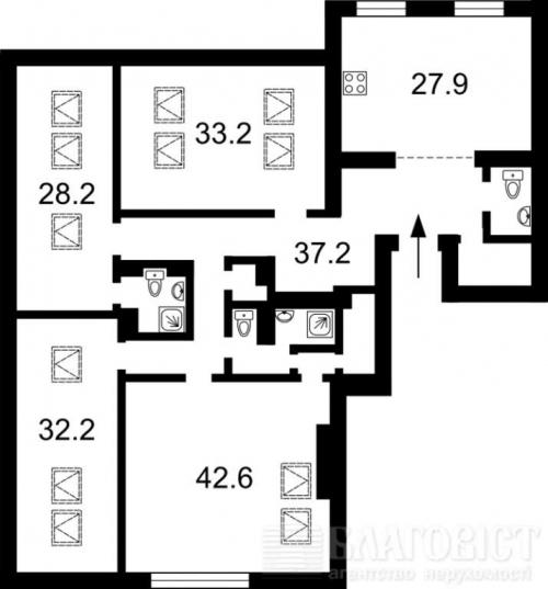 Sell 4-room apartment. Киев, Щекавицкая — photo 4