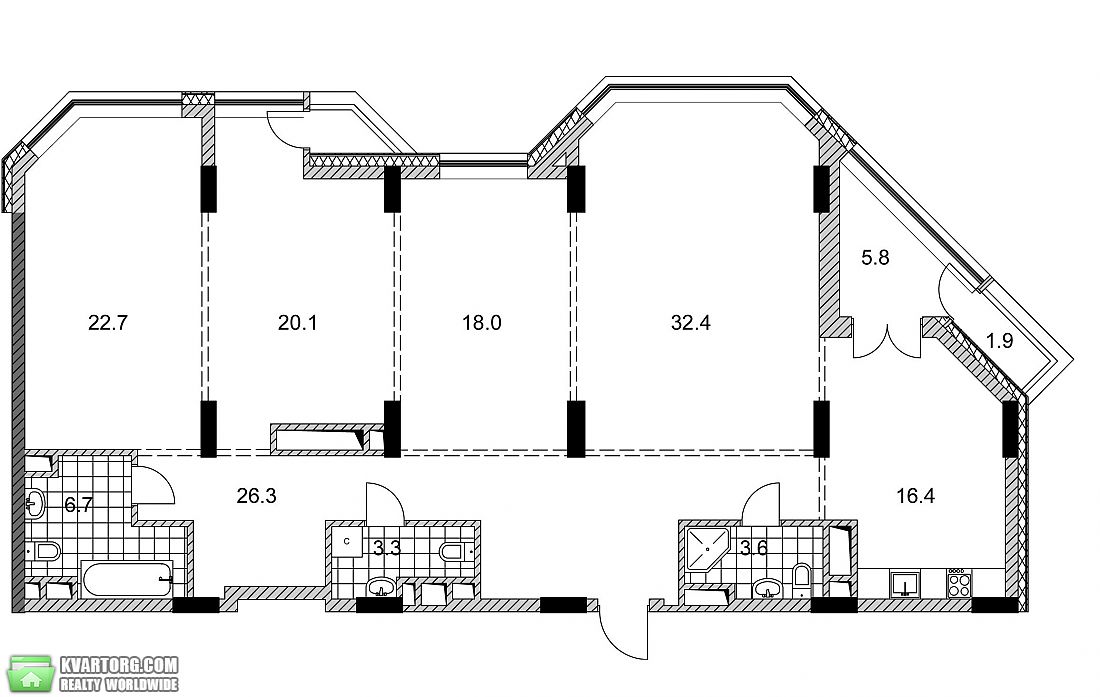 Sell 4-room apartment. Киев,  Дружбы Народов бул — photo 1
