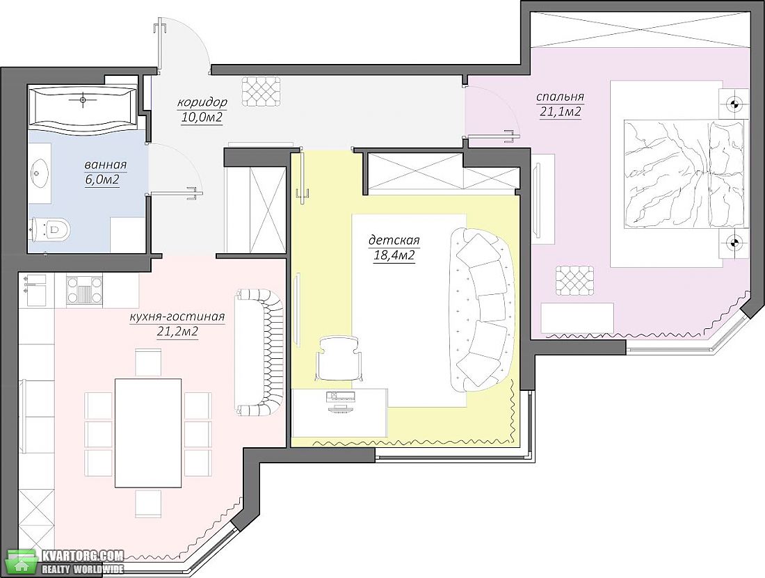 Sell 2-room apartment. Одесса, Среднефонтанская — photo 8