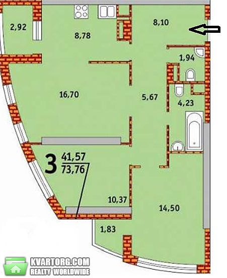 Sell 3-room apartment. Киев, Соборности пр — photo 4