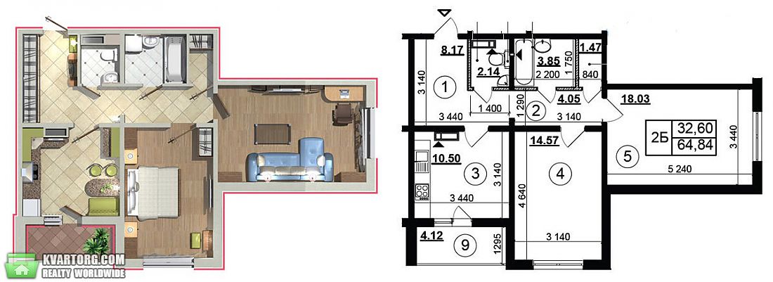 Sell 2-room apartment. Киев,  Ломоносова — photo 4