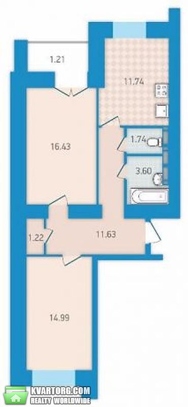 Sell 2-room apartment. Киев,  Вернадского пр — photo 3