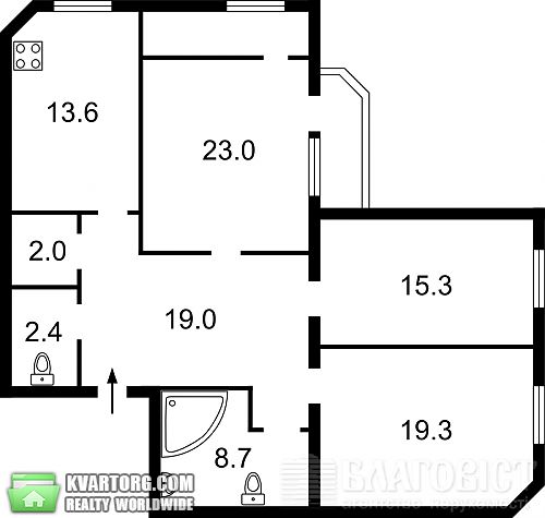 Sell 3-room apartment. Киев, Кадетский Гай — photo 1