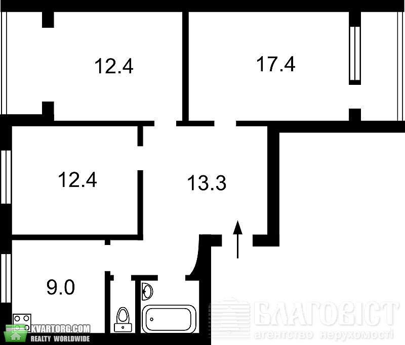 Sell 3-room apartment. Киев,  Маяковского — photo 6