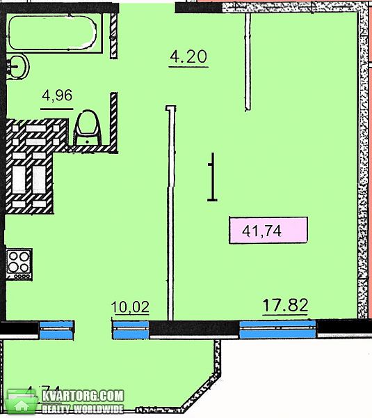 Sell 1-room apartment. Одесса, Скворцова — photo 2