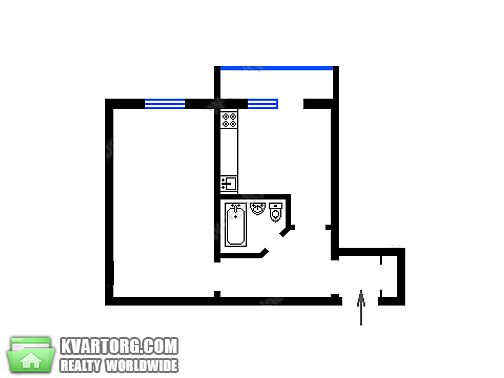 Sell 1-room apartment. Киев,  Кавказская — photo 2