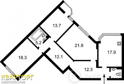 Sell 3-room apartment. Киев,  Вильямса — photo 2