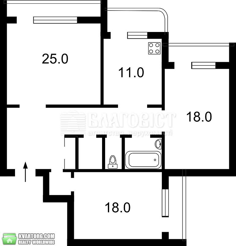 Sell 3-room apartment. Киев,  Старонаводницкая — photo 7