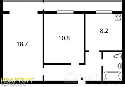 Sell 2-room apartment. Киев,  Клименко — photo 2