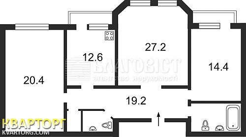 Sell 3-room apartment. Киев,  Щорса — photo 2
