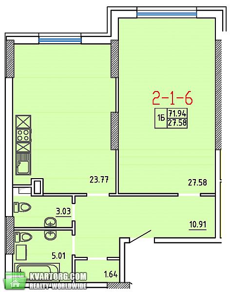 Sell 1-room apartment. Одесса, Французский Бульвар — photo 3