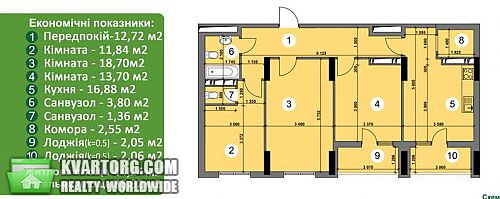 Sell 3-room apartment. Киев, Новоукраинская — photo 1