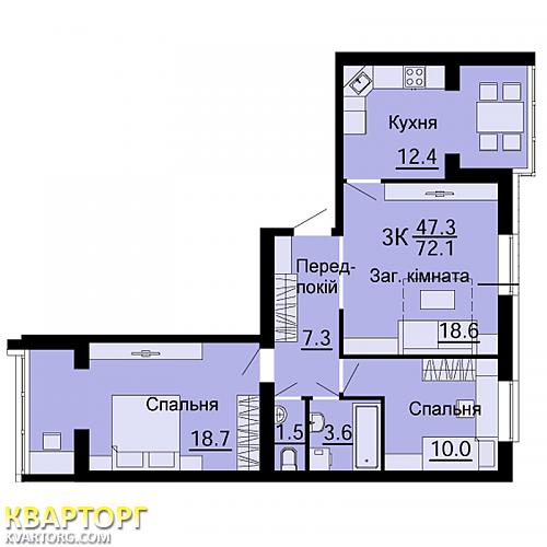 Sell 3-room apartment. Киев, Кошова — photo 6