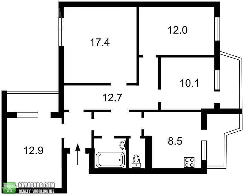 Sell 4-room apartment. Киев,  Моторный пер — photo 6