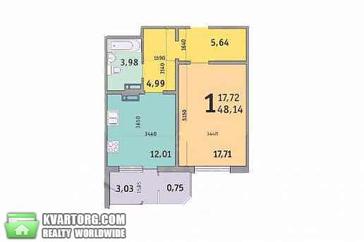 Sell 1-room apartment. Киев,  Ломоносова — photo 2