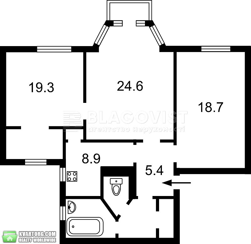 Sell 3-room apartment. Киев,  Мазепы — photo 3