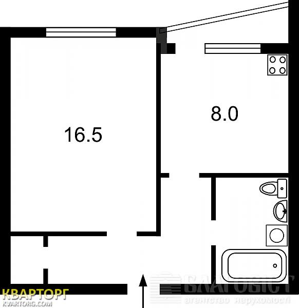 Sell 1-room apartment. Киев,  Якубовского — photo 3