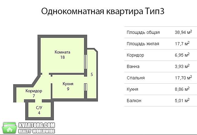 Sell 1-room apartment. Киев, Черкасская — photo 2