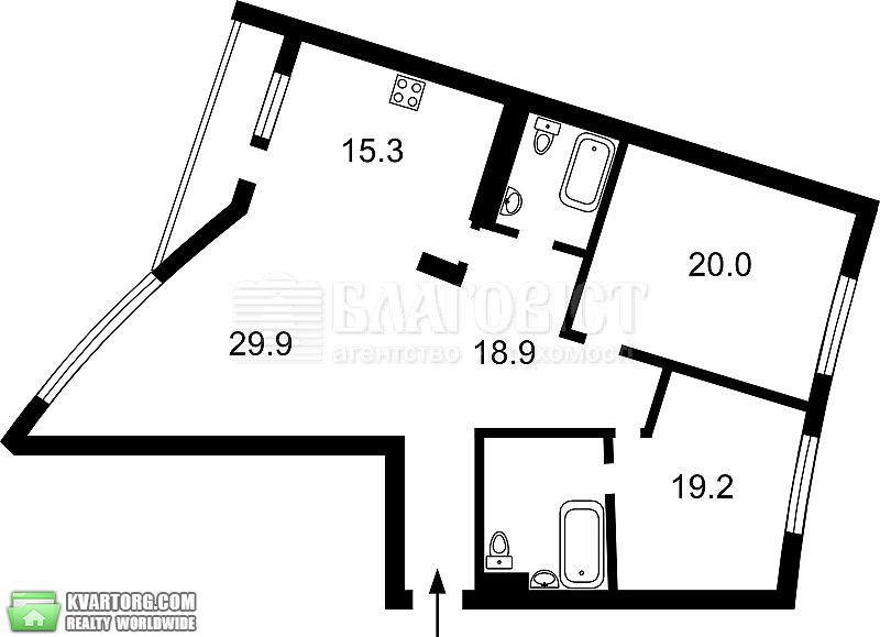 Sell 3-room apartment. Киев,  Героев Сталинграда пр — photo 4