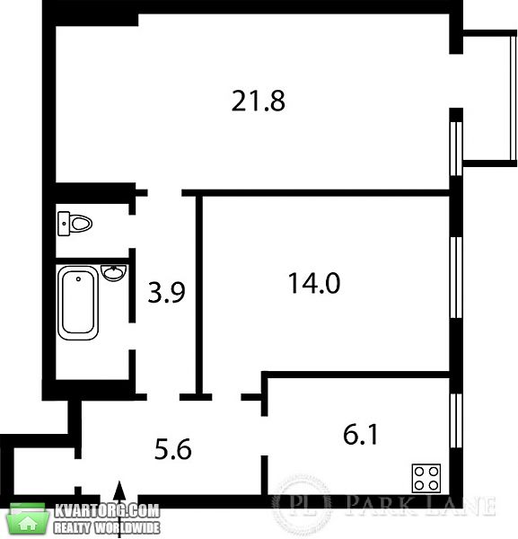 Sell 2-room apartment. Киев, Гарматная — photo 2