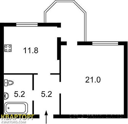 Sell 1-room apartment. Киев, Гмыри — photo 2