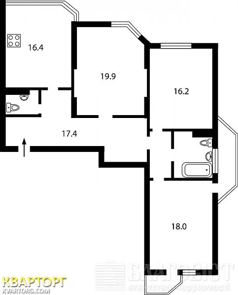 Sell 3-room apartment. Киев, Мейтуса — photo 4