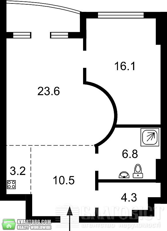 Sell 2-room apartment. Киев, Жилянская — photo 5
